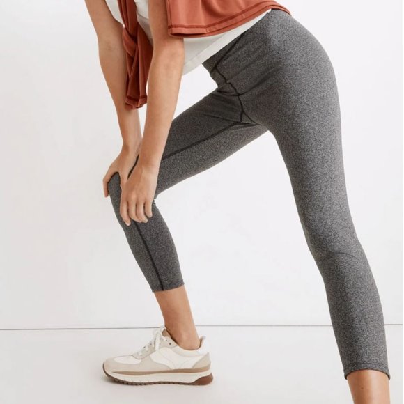 Madewell MWL Form Heather Charcoal High Rise Leggings XS - Picture 3 of 4